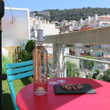 Charmant Studio Climatise Avec Terrasse Ensoleillee Nice Exterior foto
