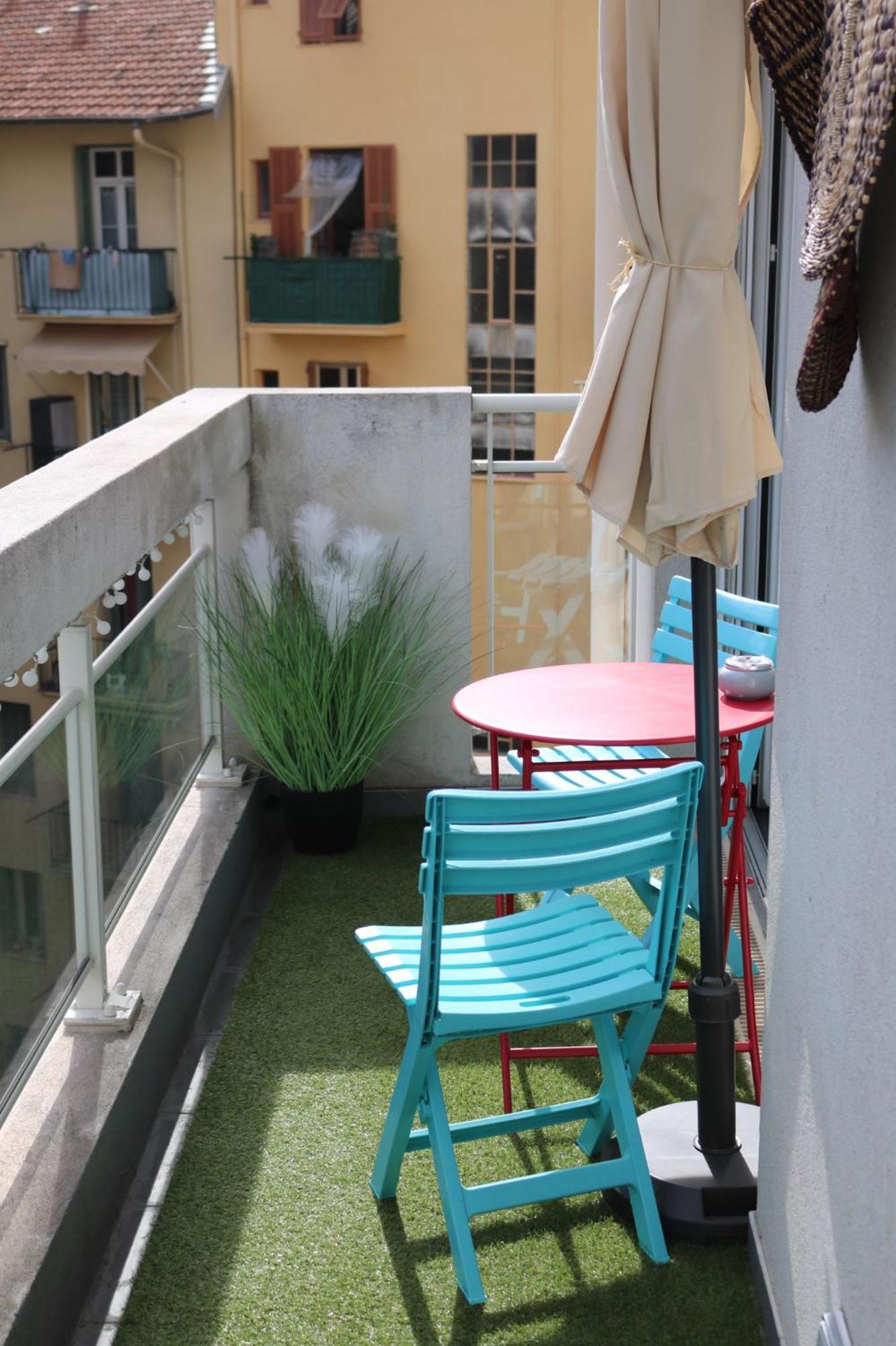 Charmant Studio Climatise Avec Terrasse Ensoleillee Nice Exterior foto